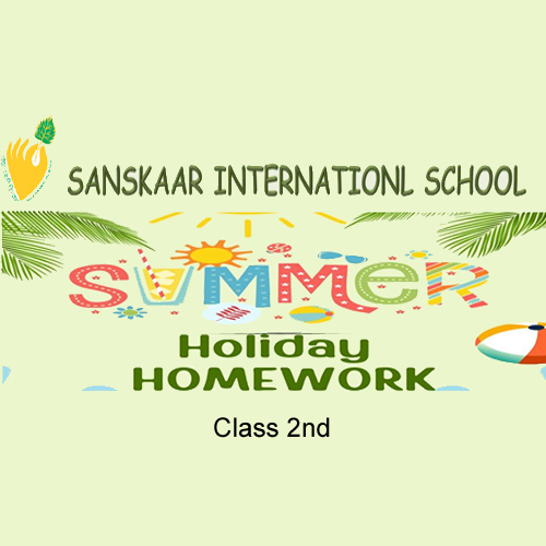 Class 2nd 2026 Holiday Homework
