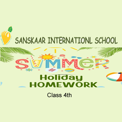 Class 4th 2026 Holiday Homework